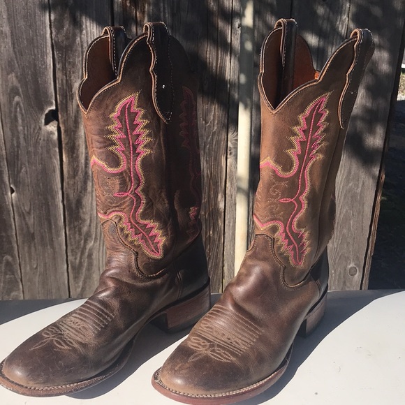 ✨SOLD✨JUSTIN VINTAGE COWBOY BOOTS - Picture 13 of 16